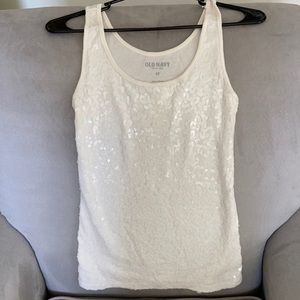 Old Navy Sequined Tank Top